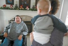 Crash survivor learning to breathe on his own